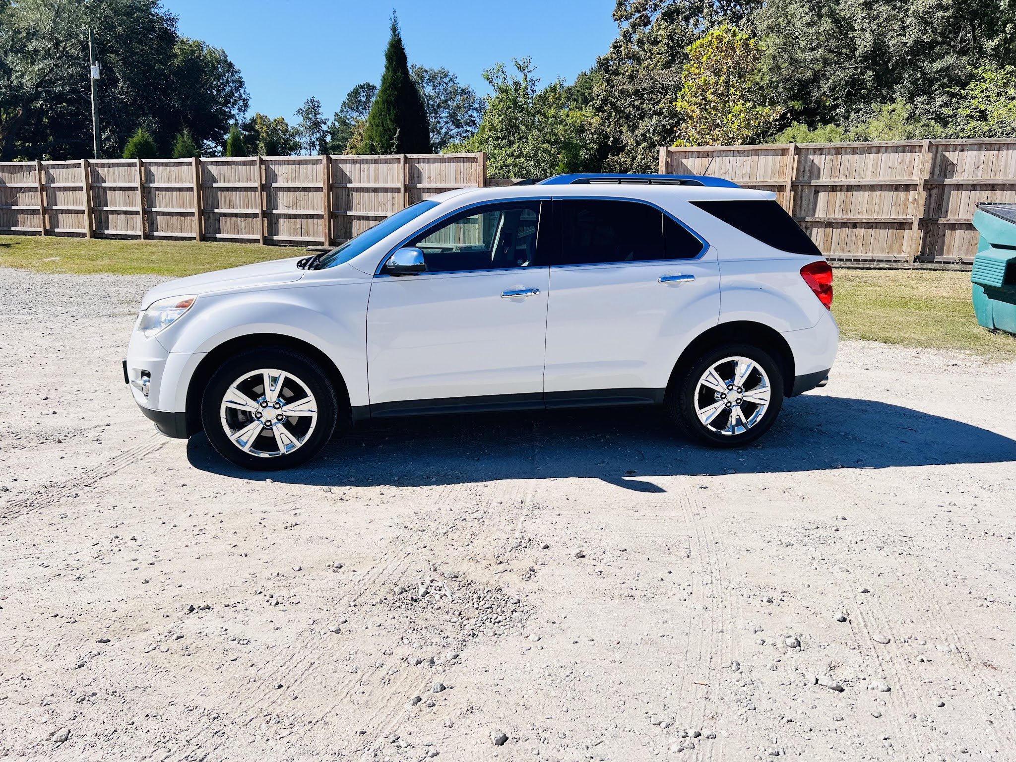 White Chevrolet SUV on our lot